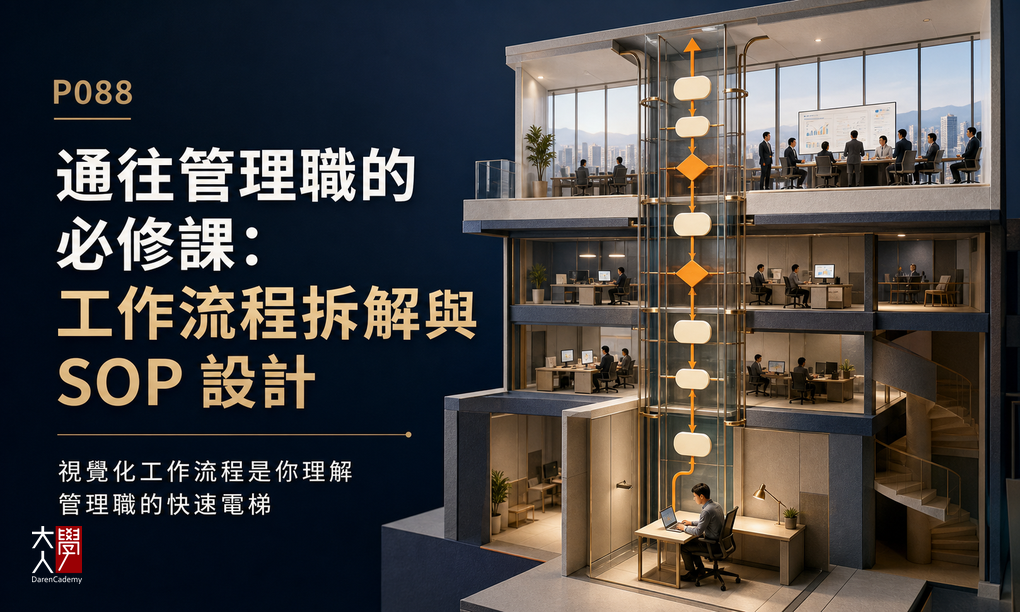 P088通往管理職的必修課：工作流程拆解與 SOP 設計
