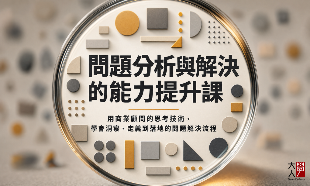 【限定場】問題分析與解決的能力提升課
